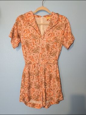 Vintage Dazey LA Flamingo Romper